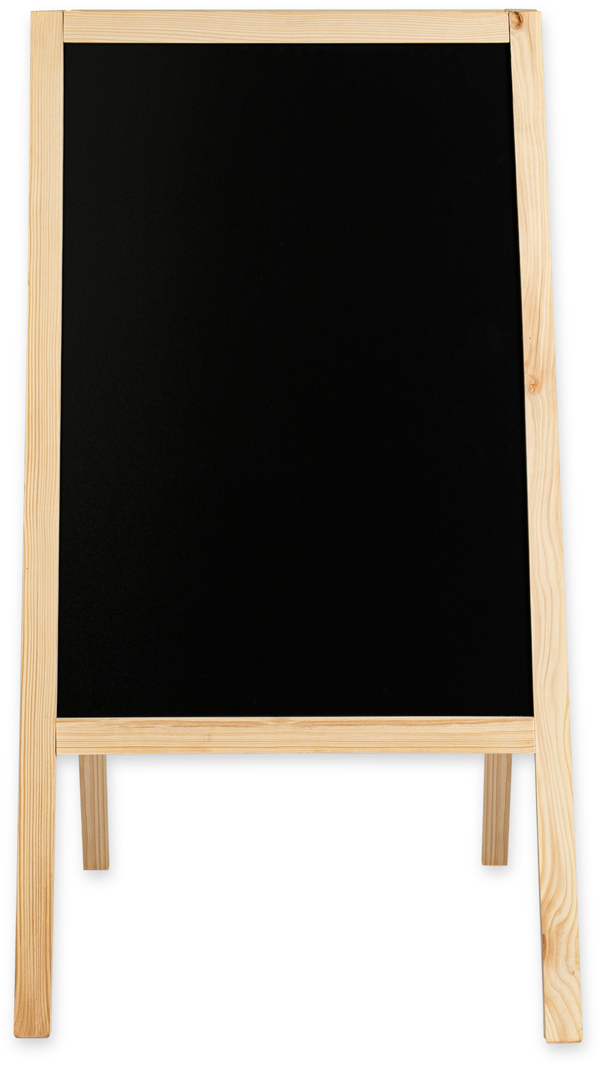 Medinis reklaminis lauko stovas Classic L (61x118 cm) - natūralus - Image 5