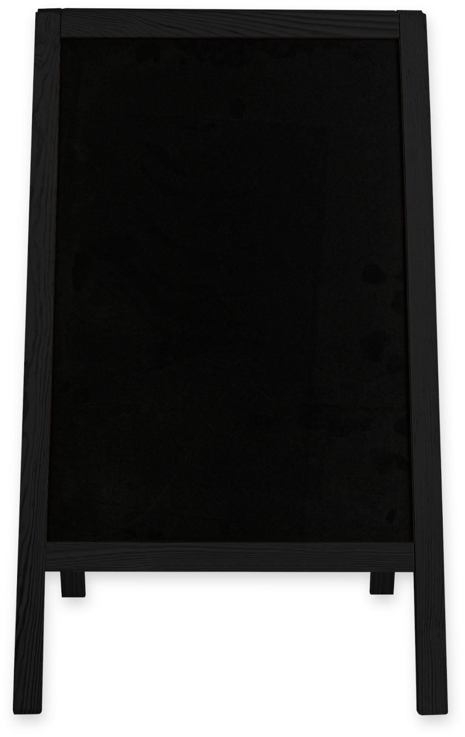 Medinis reklaminis lauko stovas Classic S (51x90 cm) - juoda - Image 5