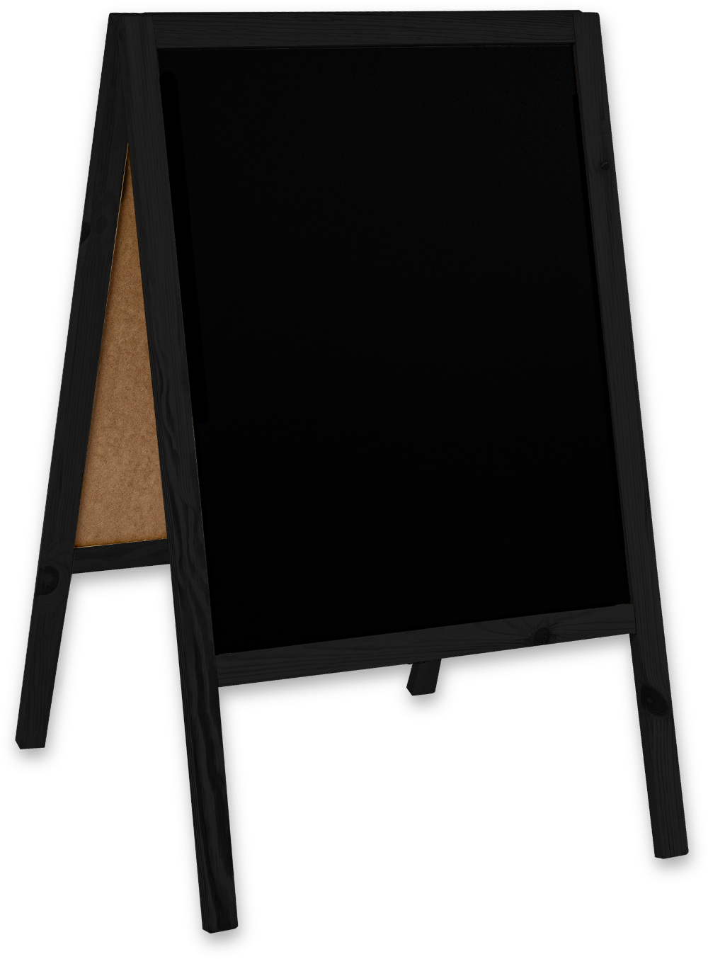 Medinis reklaminis lauko stovas Classic M (60x100 cm) - juoda - Image 2