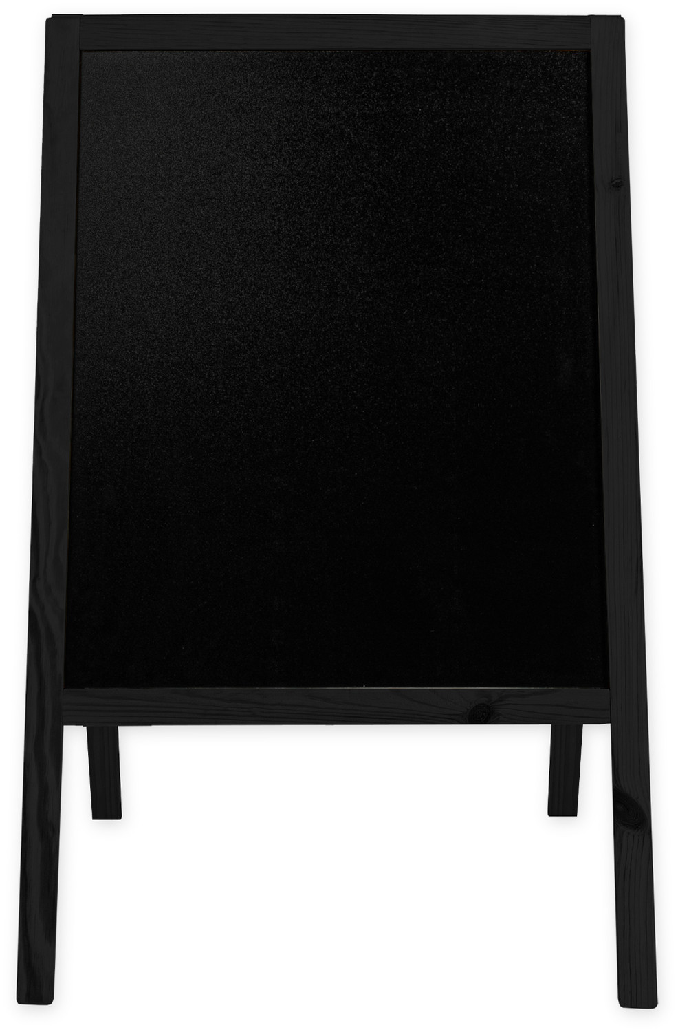 Medinis reklaminis lauko stovas Classic M (60x100 cm) - juoda - Image 3