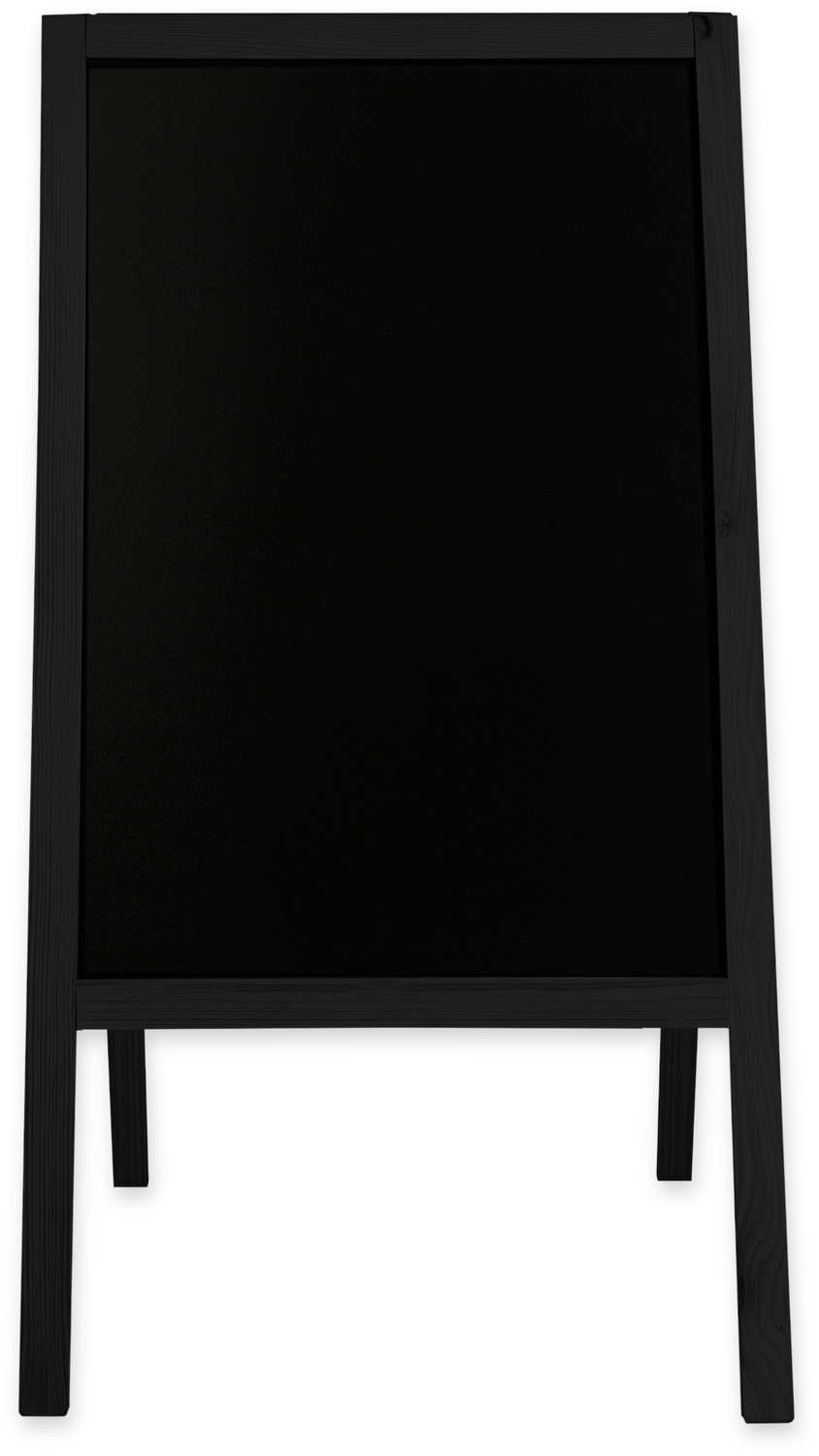 Medinis reklaminis lauko stovas Classic L (61x118 cm) - juoda - Image 2
