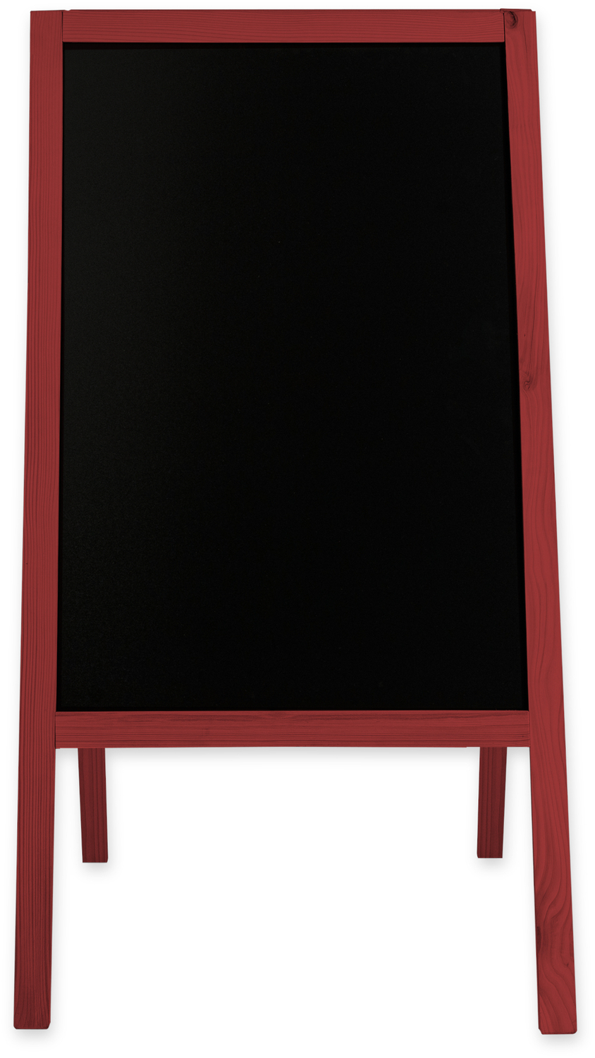 Medinis reklaminis lauko stovas Classic L (61x118 cm) - raudona - Image 3