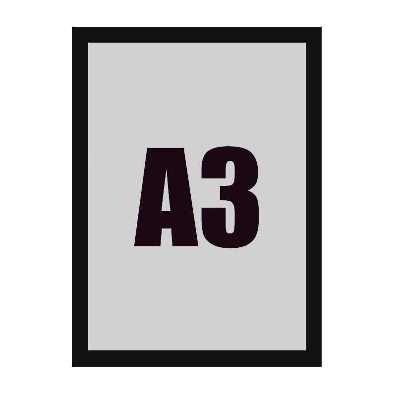 Magnetic rėmelis A3 (juodas)