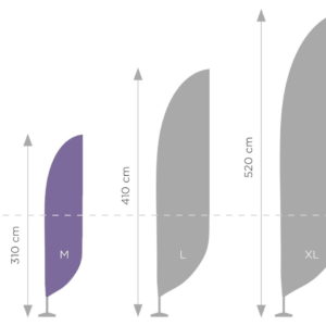 Standard stiebas M - 350 cm