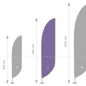 Standard stiebas L - 450 cm