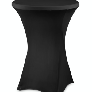 Juoda elastinga staltiesė C80 stalui