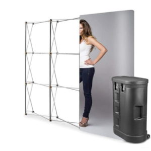 Parodos sienelė Magnetic Pop Up Standard - 3x3, tiesi, į lagaminas parodų stendas