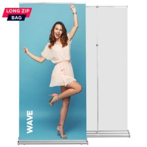Roll up Wave 85x220 - reguliuojamas stiebas, grafikos mainų sistema