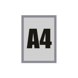 MAGNETIC RĖMELIS A4 - SIDABRINIS