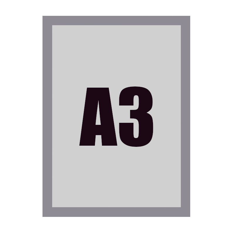 Magnetic rėmelis A3 (sidabras)
