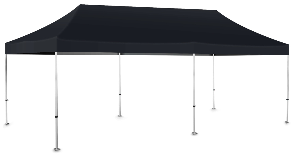 Stogas palapinei 3x6 - juoda