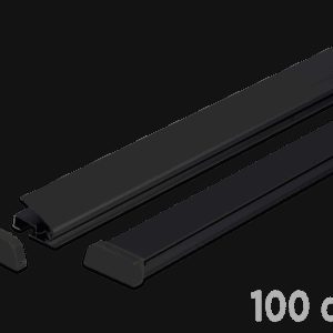 Standard plakatų laikikliai 100 cm - juoda
