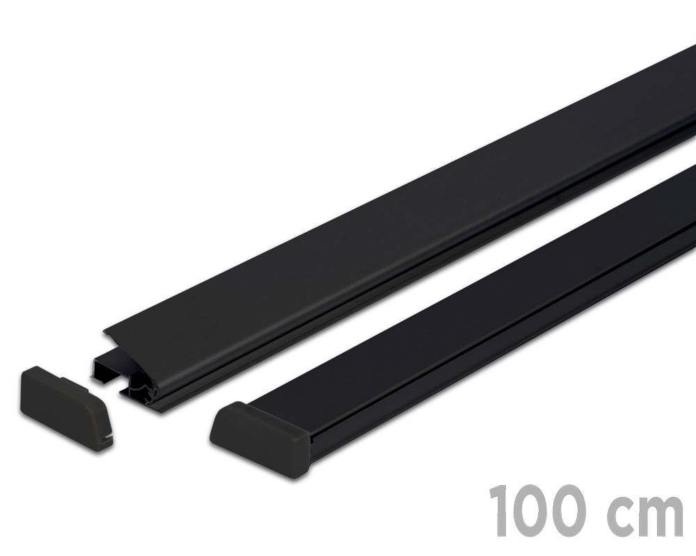 Standard plakatų laikikliai 100 cm - juoda