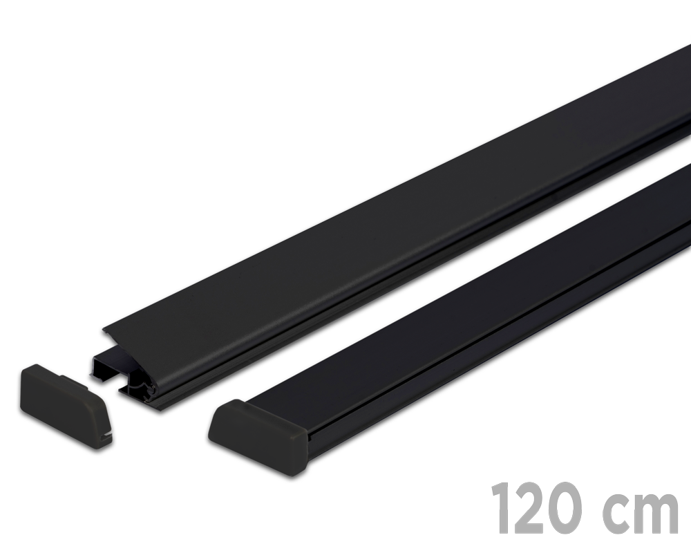 Standard plakatų laikikliai 120 cm - juoda