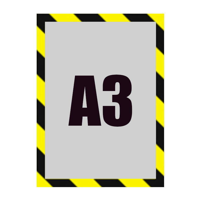 Magnetic Safety rėmelis A3